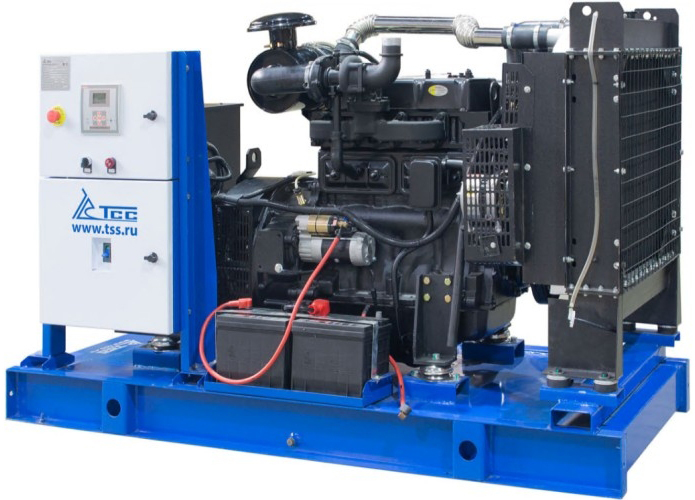 Генератор дизельный ТСС АД-60C-T400-1PM19 (TTD 83TS) 032728, открытый, 60 кВт, Синий детальное изображение - 1