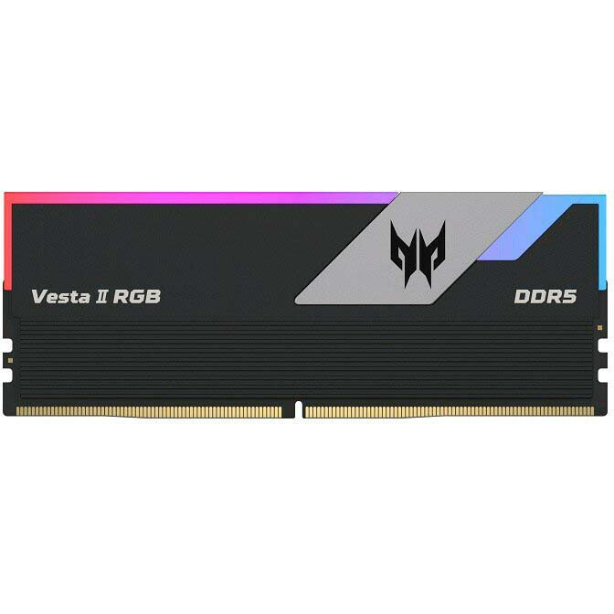 Оперативная память Acer Predator Vesta II Black RGB DDR5 6000MHz, BL.9BWWR.334, 2x32 Гб KIT, 64 Гб детальное изображение - 2