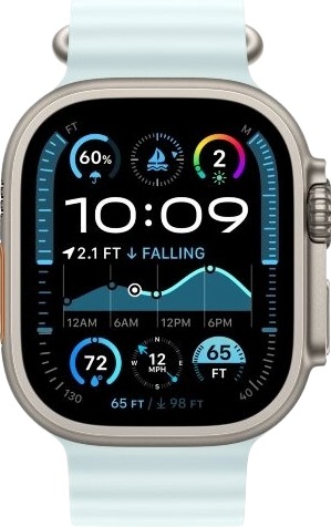Умные часы Apple Watch Ultra 2 49 мм Titanium Case with Blue Ocean Band детальное изображение - 2