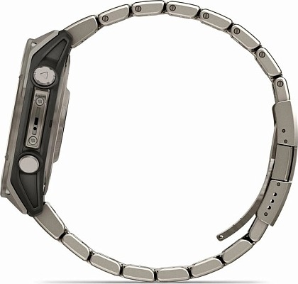 Смарт-часы Garmin Fenix 8 AMOLED Sapphire DLC, 47 мм, Титановый светло-серый, титановый ремешок детальное изображение - 6