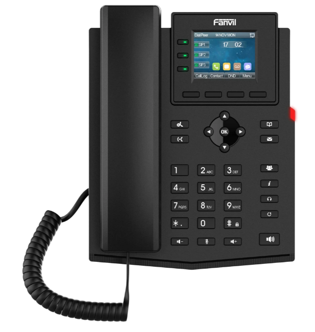 VoIP-телефон Fanvil (Linkvil) X303, Черный детальное изображение - 2