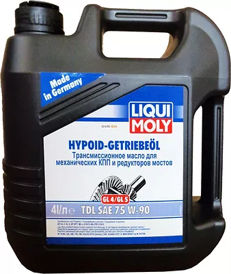 Моторное масло Liqui Moly Hypoid-Getriebeoil TDL 75W-90, 3939, 4 л детальное изображение - 1