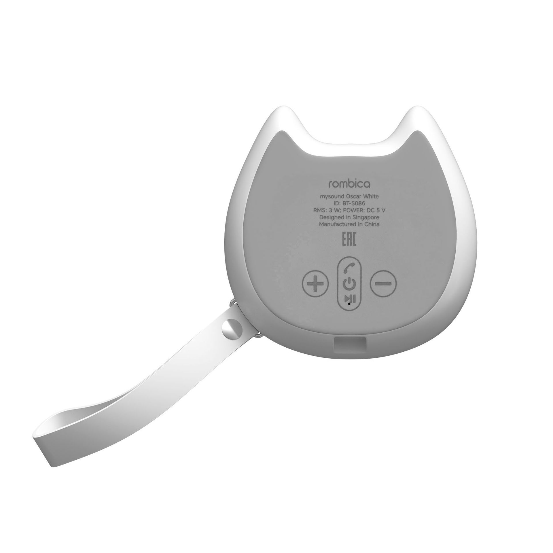 Портативная колонка Rombica Mysound Oscar, Белый детальное изображение - 3