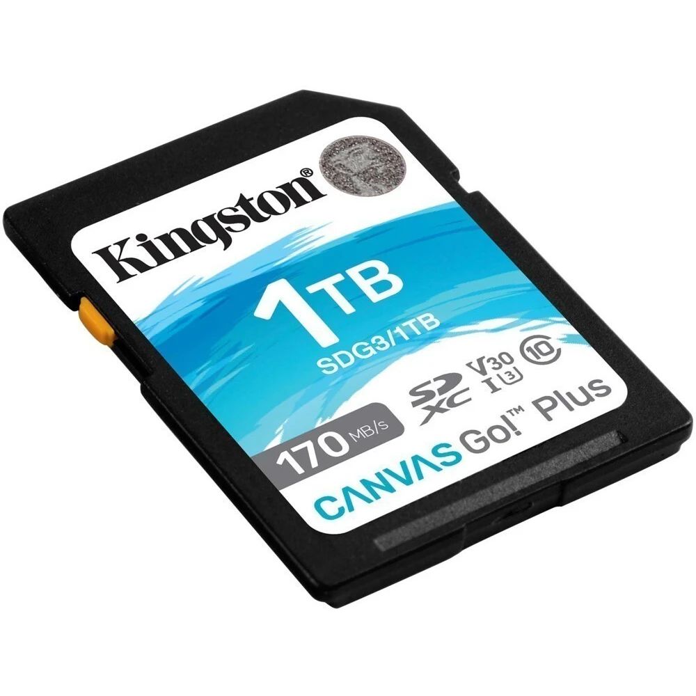 Карта памяти Kingston Canvas Go! Plus SD (SDG3/1TB), 1 Тб детальное изображение - 2