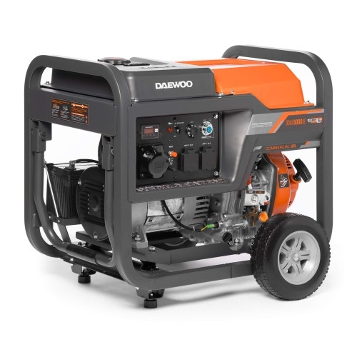 Генератор дизельный с воздушным охлаждением DAEWOO DDAE 6000XE, открытый, 6 кВт, Черный детальное изображение - 8