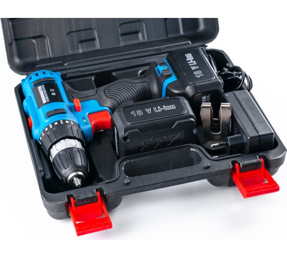 Аккумуляторная дрель-шуруповерт WorkMaster АШ-18ЛВ, 18 В, 28 Нм, 1,5 А·ч детальное изображение - 4