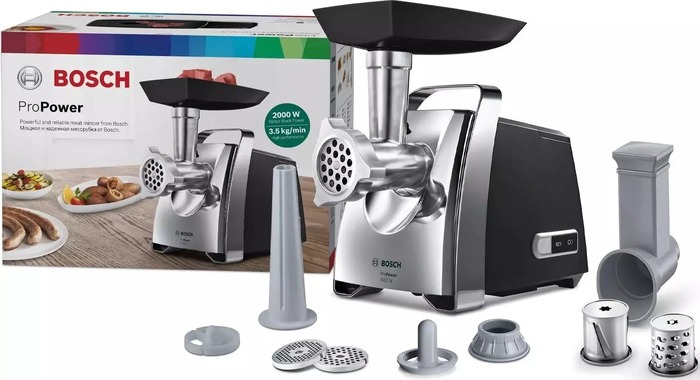 Мясорубка Bosch MFW67440, Черный №3