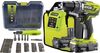 Аккумуляторная дрель-шуруповерт Ryobi ONE+ R18DD3-220S 5133003348, 18 В, 50 Нм, 2 А·ч  вариант - 4