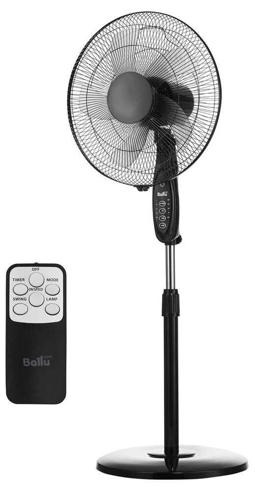 Вентилятор напольный Ballu BFF-860R, 45 Вт, Черный №2