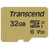 Карта памяти Transcend MicroSD + SD адаптер (TS32GUSD500S), 32 Гб вариант - 1