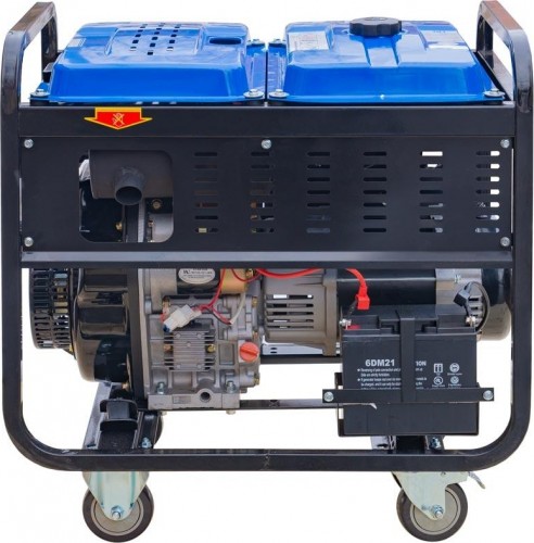 Генератор дизельный с воздушным охлаждением ТСС SDG 6000EHA 077014, открытый, 6 кВт, Синий детальное изображение - 2