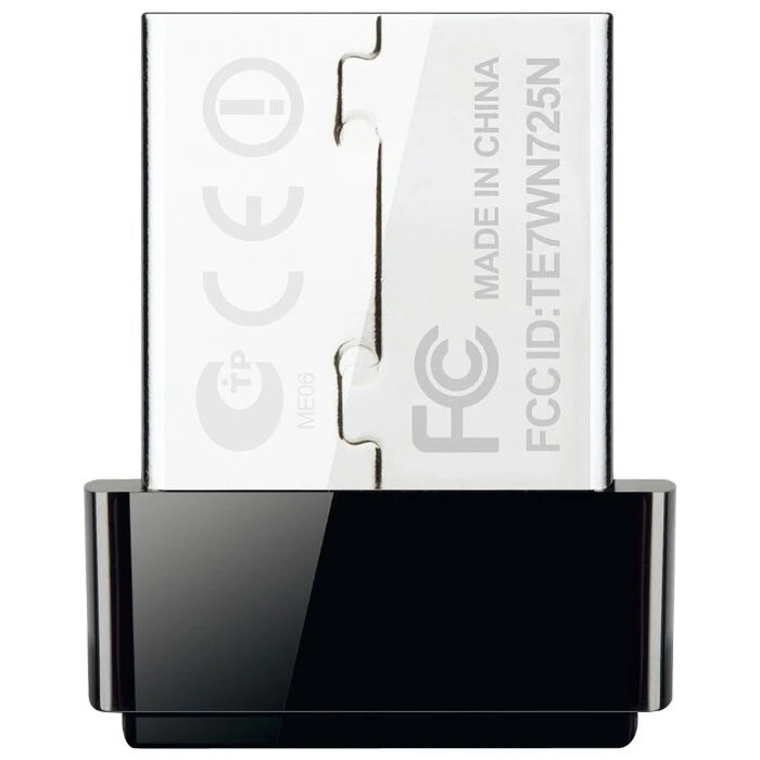 Wi-Fi адаптер TP-Link TL-WN725N, Wi-Fi 4, Черный №2