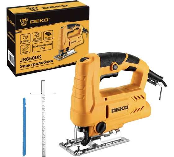 Электролобзик DEKO JS650DK, 084-1103, 220, 20 мм, 650 Вт детальное изображение - 1