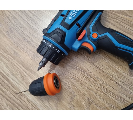 Дрель-шуруповерт Sturm ID2145PT, 220 В, 45 Нм, 2 А·ч, 450 Вт детальное изображение - 15