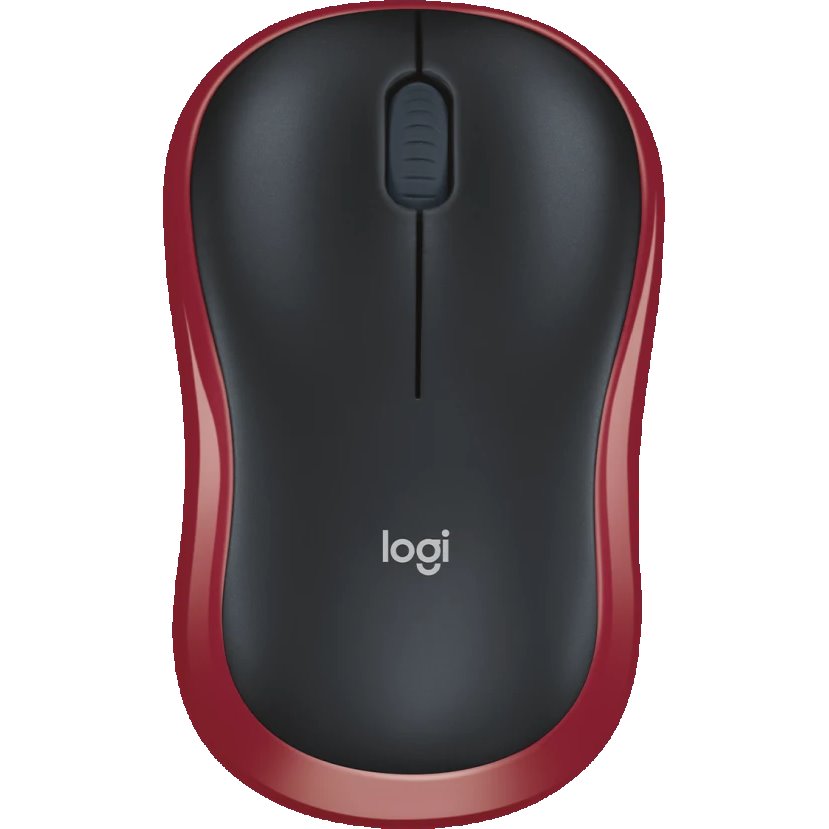 Мышь Logitech M185  (910-002240910-002237910-002633), Красный, Черный детальное изображение - 2
