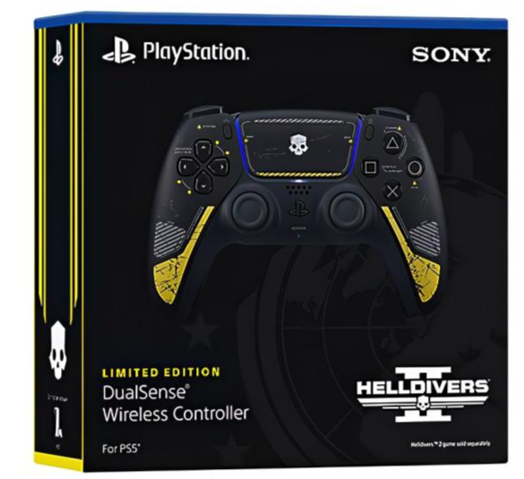 Геймпад Sony DualSense Helldivers 2 Limited Edition, Черный детальное изображение - 6