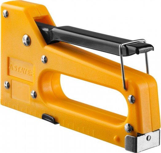 Скобозабиватель ручной STAYER A 53 степлер пластиковый корпус, для тонкой тип 53 (4-8 3140_z01 детальное изображение - 2