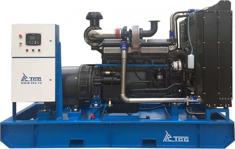Генератор дизельный ТСС АД-200С-Т400-1РМ16 (TTD 280TS) 028261, открытый, 200 кВт, Синий детальное изображение - 1