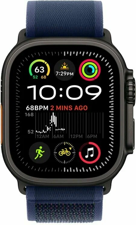 Умные часы Apple Watch Ultra 2 49 мм Titanium Case with Blue Alpine Loop (М) детальное изображение - 2