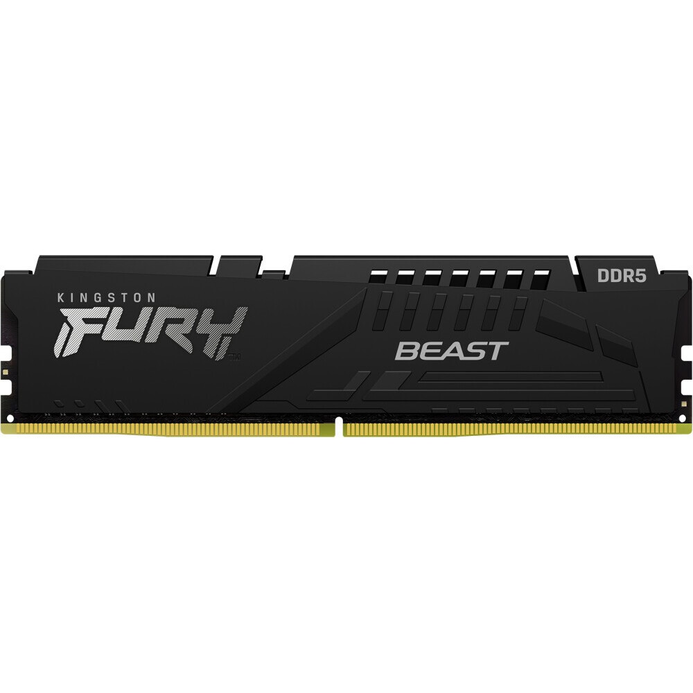 Оперативная память Kingston Fury Beast Black DDR5 6000MHz, KF560C36BBE-32, 32 Гб детальное изображение - 1
