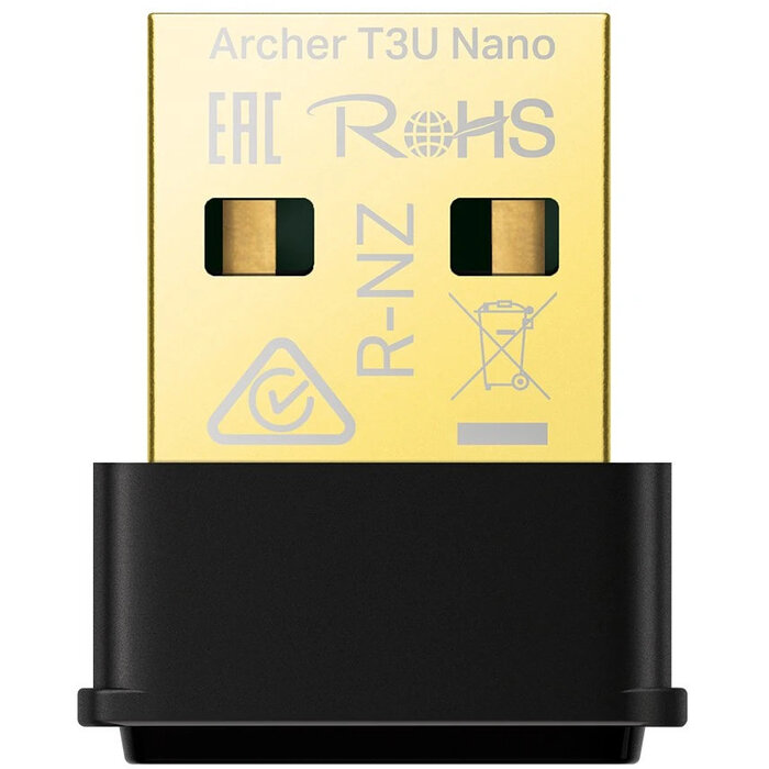 Wi-Fi адаптер TP-Link Archer T3U Nano, Wi-Fi 5, Черный №1