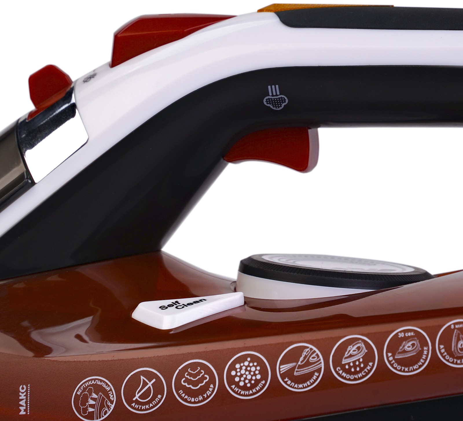 Утюг Galaxy GL 6131, Красный детальное изображение - 7