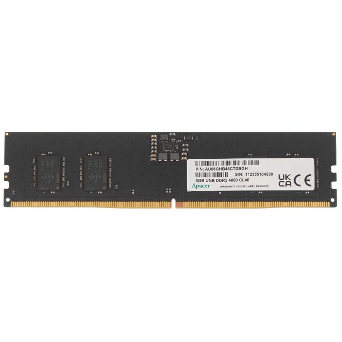 Оперативная память Apacer DDR5 4800MHz, FL.08G2A.RTH, 8 Гб №1