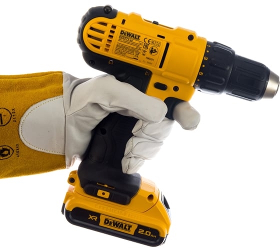 Аккумуляторная дрель-шуруповерт DeWALT DCD771D2-QW, 18 В, 42 Нм, 2 А·ч детальное изображение - 5