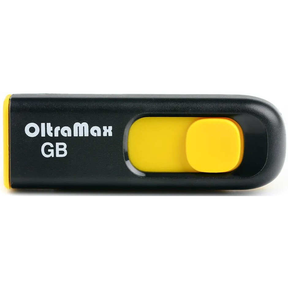 USB Flash накопитель OltraMax 250 64 ГБ, желтый детальное изображение - 1