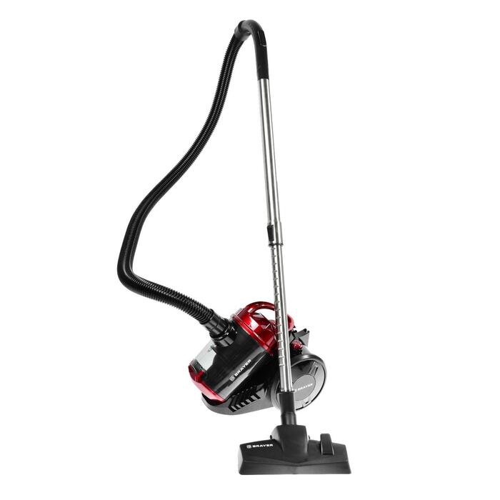 Пылесос Brayer BR4202, Черный/Красный №2