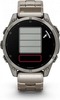 Смарт-часы Garmin Fenix 8 AMOLED Sapphire DLC, 47 мм, Титановый светло-серый, титановый ремешок вариант - 2