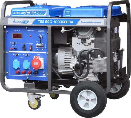 Генератор бензиновый ТСС SGG 10000EH3A 190010, 10 кВт, Синий детальное изображение - 1