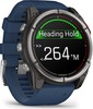 Смарт-часы Garmin Quatix 8 51 мм, AMOLED, Sapphire, Titanium, Синий силиконовый ремешок вариант - 3