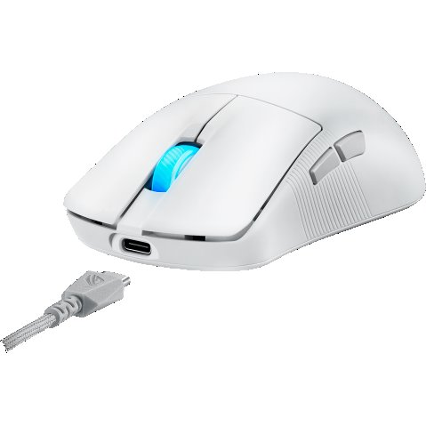 Мышь ASUS P716 ROG Harpe Ace Mini, Белый детальное изображение - 7