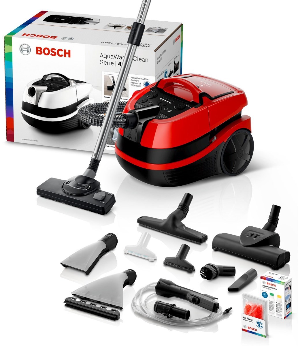Пылесос Bosch ProAnimal BWD 421 PET, Красный детальное изображение - 2