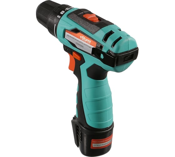 Аккумуляторный шуруповерт Sturm CD3512SC, 12 В, 28 Нм, 2 А·ч детальное изображение - 4
