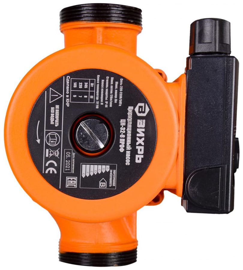 Насос Вихрь ЦН-32-8, 170 л/мин, 50 мм, напор 8 м, d=32 мм, 245 Вт, Оранжевый детальное изображение - 1