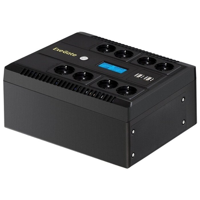 ИБП ExeGate NEO Smart LHB-850.LCD.AVR.8SH.CH.RJ.USB №1