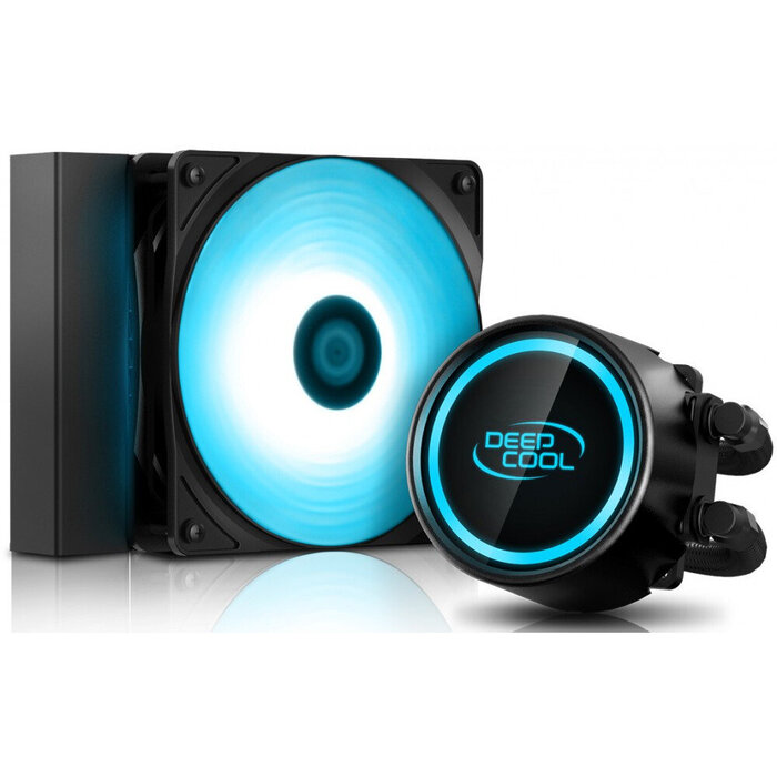 Система жидкостного охлаждения DeepCool Gammaxx L120 V2, Черный №1
