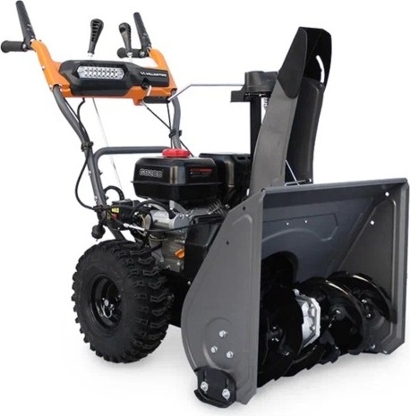 Снегоуборщик бензиновый VILLARTEC WB5561E, 5.5 л.с., 4200 Вт, Серый/Оранжевый детальное изображение - 5