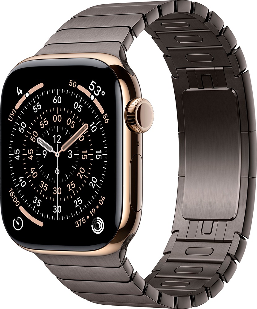 Умные часы Apple Watch Series 11 42 мм, Natural Titanium Case with Natural Milanese Loop, GPS + Cellular, Серебристый детальное изображение - 1