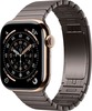 Умные часы Apple Watch Series 11 42 мм, Natural Titanium Case with Natural Milanese Loop, GPS + Cellular, Серебристый вариант - 1