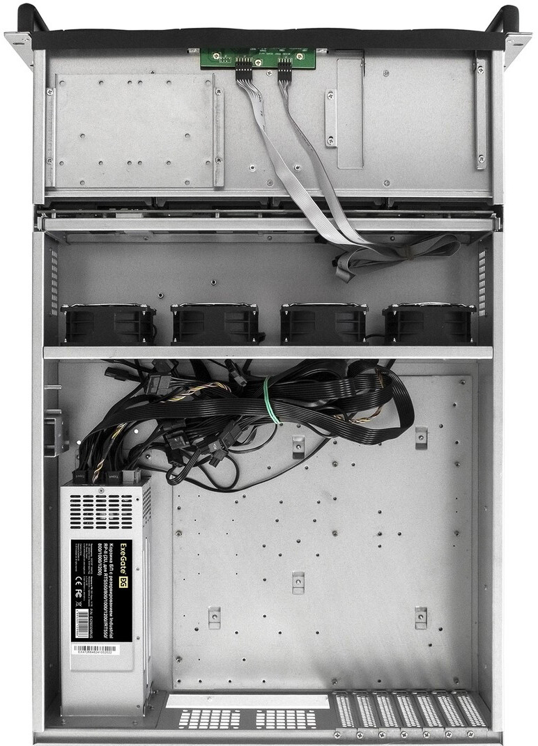Серверный корпус ExeGate Pro 3U660-HS16/Redundant 2x550W, 550 Вт, Черный детальное изображение - 8