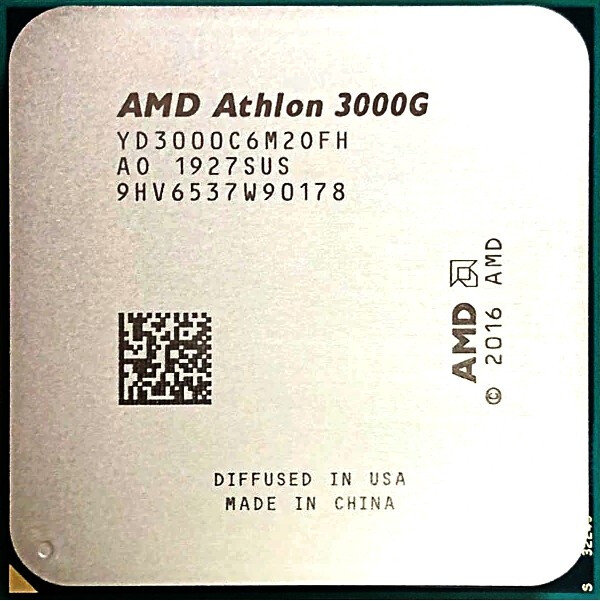Процессор AMD Athlon 3000G OEM детальное изображение - 1
