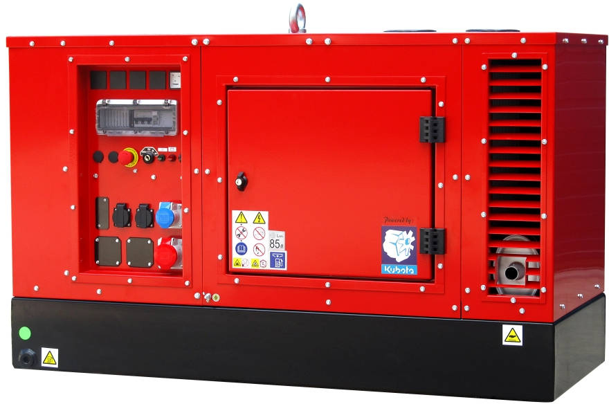 Генератор дизельный EUROPOWER EPS 333 TDE 991013313HEAT, в кожухе, 24 кВт, Красный детальное изображение - 1