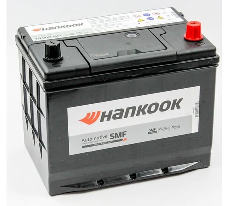 Аккумулятор HANKOOK 6СТ-70.0 80D26L, Обратная Поляроность, HK80D26FL, 70 А·ч детальное изображение - 1