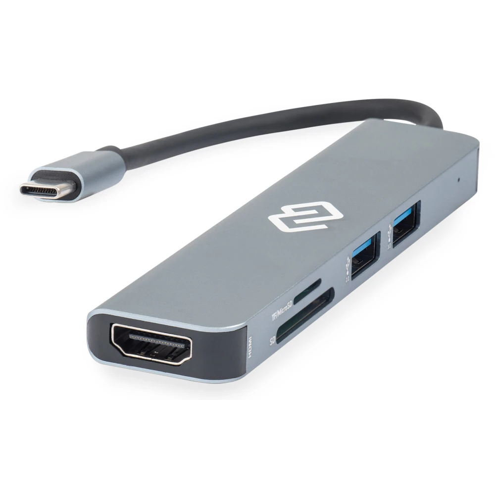 USB-концентратор Digma DS-920, Черный детальное изображение - 1