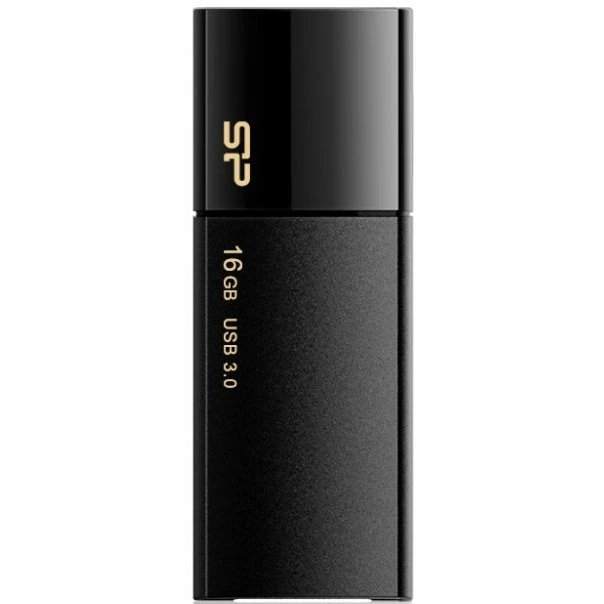 USB Flash накопитель Silicon Power Blaze B05 (SP016 ГБUF3B05V1K) 16 ГБ, черный детальное изображение - 1