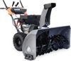 Снегоуборщик бензиновый профессиональный электростартер VILLARTEC WB1510E, 15 л.с., 11000 Вт, Серый/Оранжевый вариант - 4