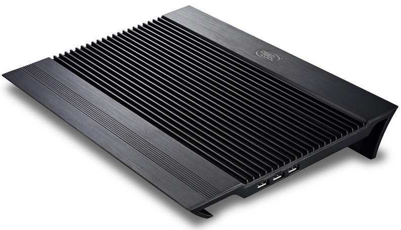 Охлаждающая подставка для ноутбука DeepCool N8, Черный детальное изображение - 2